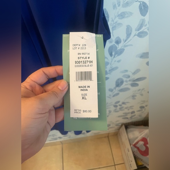 MSK Women’s Stretch Rhinestone Slit Back Cape Sleeveless V Neck Mini Dress XL. - Picture 12 of 12